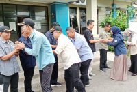 Halal bihalal tingkat kecamatan Bungursari Kota Tasikmalaya/Photo Momon Suparman 