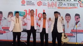 Konsolidasi sekaligus Halal Bihalal Partai Keadilan Sejahtera. (Poto: Alex).