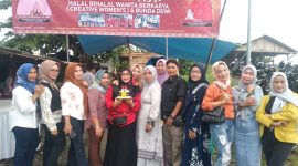 Halal Bihalal Creative Womens/Wanita Berkarya sekaligus Merayakan Hari Jadinya ke 13. (Foto: Mirhan Samsi).