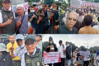 Ratusan Pendukung Anis Kabupaten Kuningan ikut Aksi di Jakarta. (Foto dokpri)