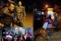 Ratusan warga terdampak banjir dievakuasi ke tempat aman. (Foto: Dokpri).