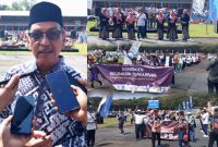 Ivan Dicksan membuka resmi O2SN FLS2N tingkat SD/SMP se-Kota Tasikmalaya. (Foto: Asep Hasan)
