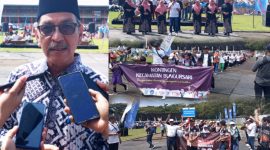 Ivan Dicksan membuka resmi O2SN FLS2N tingkat SD/SMP se-Kota Tasikmalaya. (Foto: Asep Hasan)