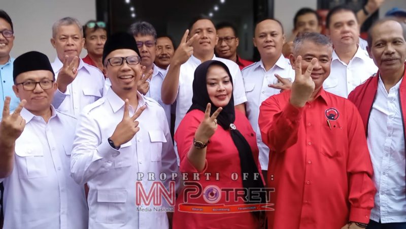 PDI Perjuangan Teken MoU dengan Gerindra di Kantor DPC PDIP Kota Tasikmalaya, Jl. Letnan Harun, Sukamulya, Kec. Bungursari, Kota Tasikmalaya. (Poto: Alex)