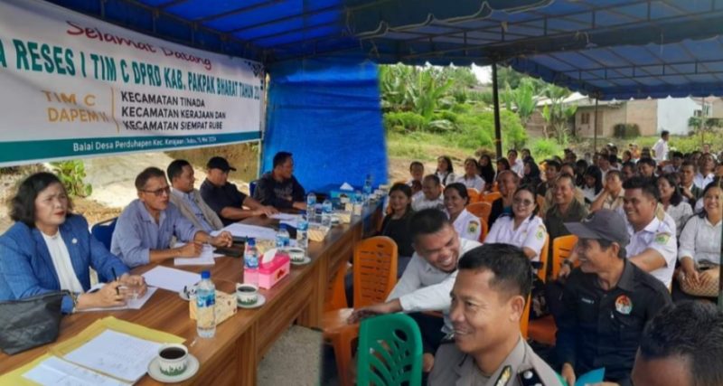 Tim C DPRD Kabupaten Pakpak Bharat menampung aspirasi di Dapil 2