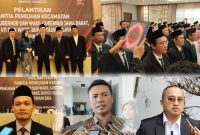 Pelantikan PPK kota dan kabupaten Tasikmalaya. (Poto: Momon Suparman)