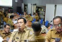 Rapat Koordinasi dan evaluasi Triwulan I Tahun 2024. (Poto: Kominfo Kota Tasikmalaya)