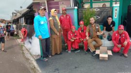 Fogging tahap dua di Perumahan Mutiara Citra. (Poto: Dwi Heru)