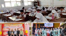 Lomba Bidang Akademik dalam rangka peningkatan nilai raport pendidikan. (Poto: Momon Suparman)