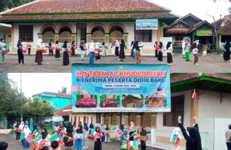 Persiapan Acara Imtihan, Siswa siswi Al Khudloriyah Lengo Antusias Latihan Drumband 