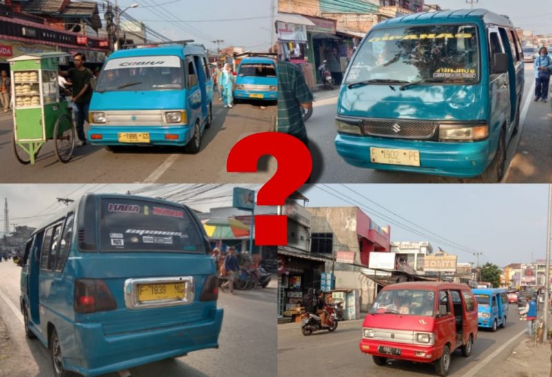 Banyak Angkot Diduga Bermasalah Beroperasi Sekitar Leuwi Liang, Kenapa Dibiarkan Pihak Berwenang?