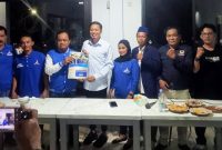 Penyerahan rekomendasi DPP diserahkan pengurus DPC Partai Demokrat kabupaten Enrekang kepada bakal calon Bupati Enrekang Muh Yusuf Ritangnga
