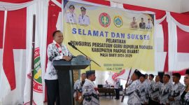 Pelantikan Pengurus Persatuan Guru Republik Indonesia (PGRI) Kabupaten Pakpak Bharat Masa Bakti 2024-2029