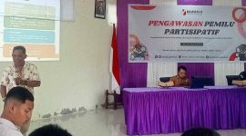 Suwardi Mardua ketika menjadi pemateri mengenai pengawasan pemilu partisipatif beberapa waktu yang lalu