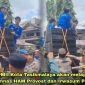 Poto tangkapan layar video saat aksi pada pelantikan anggota DPRD Kota Tasikmalaya, Selasa (03/09/2024).