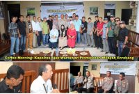 Kapolres diskusi bersama PWI dan IWO serta wartawan yang bertugas di Kabupaten Enrekang 