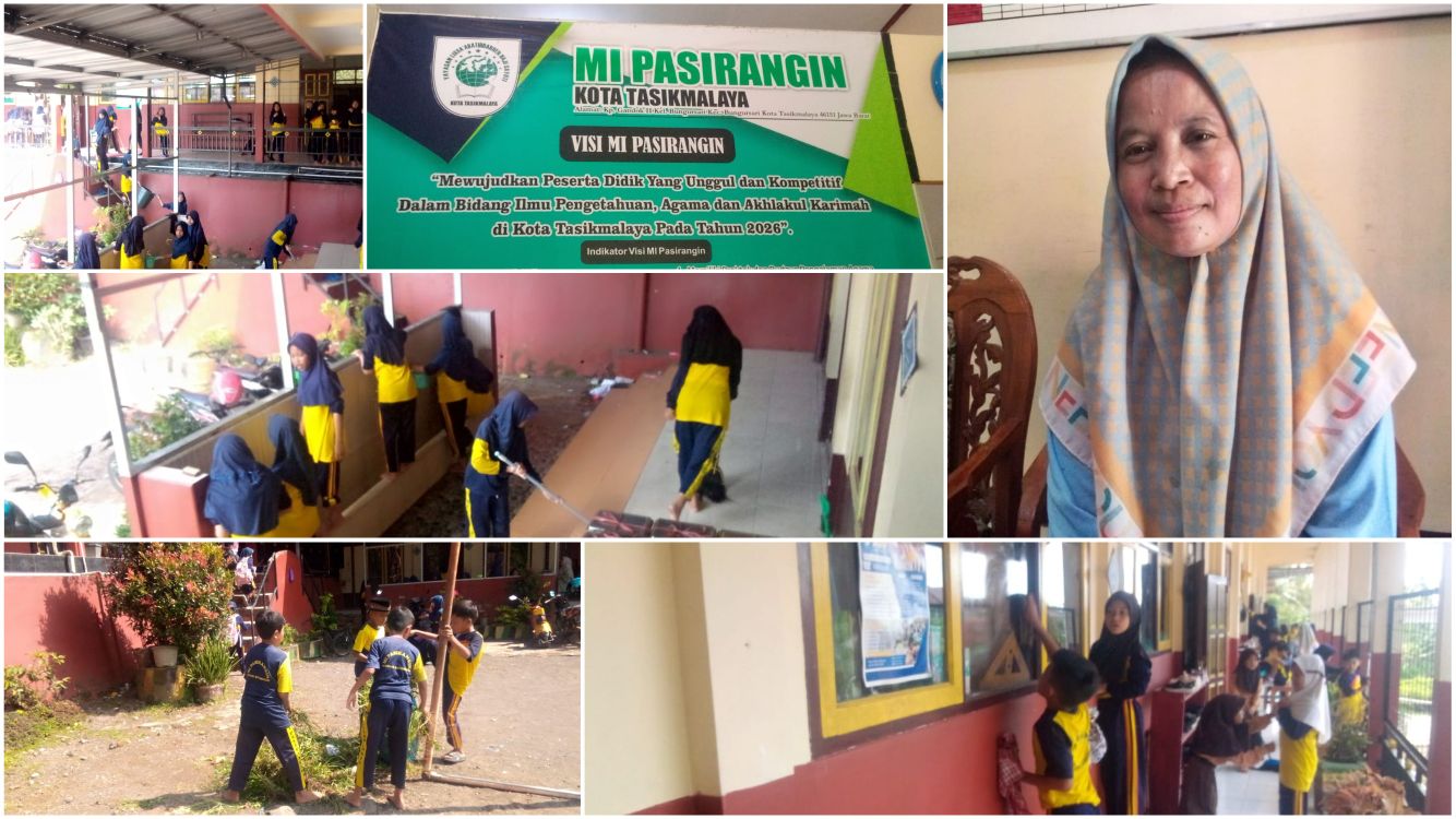 Jumsih dan Life Skill: MI Pasirangin Tanamkan Karakter Bersih Sejak ...