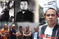 Heri Ferianto, Ketua LSM Berantas ikut solidaritas aksi demo Ketua DPRD Kabupaten Tasikmalaya 