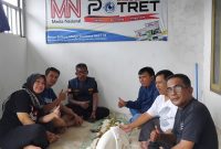 Sederhana sarat makna, Redaksi Media Nasional Potret sedang Munggahan bersama jajaran wartawan 