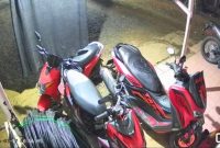 Pencurian sepeda motor di samping Gereja Mantaliau