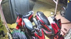 Pencurian sepeda motor di samping Gereja Mantaliau 