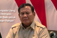Screenshot video di kediaman Presiden Prabowo, Hambalang, Bogor, Minggu (22/03/2026)