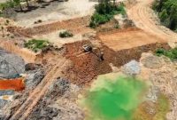 Foto pantauan udara lokasi IUP CV Hutan Kalimantan - Ist