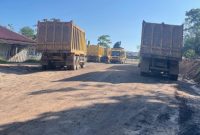 Poto Dum Truck milik PT BNJM saat berada di area tambang PT.KSL