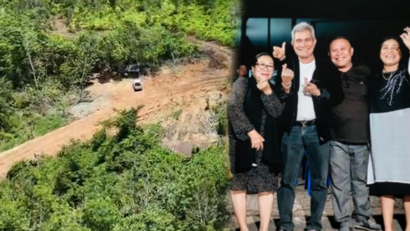 Foto  bersama keluarga Hengky Agaro pemilik IUP CV. Hutan Kalimantan - Ist