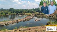 Ket Poto kiri - kanan : Agus Afgan tokoh masyarakat Bungursari dan pemilik lahan H. Ade Hermawan 