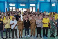 Foto Kegiatan sosialisasi empat pilar di Tabak Kanilan, Kecamatan Gunung Bintang Awai, Kabupaten Barito Selatan, anggota DPR RI Bias Layar
