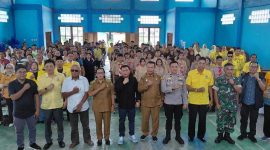 Foto Kegiatan sosialisasi empat pilar di Tabak Kanilan, Kecamatan Gunung Bintang Awai, Kabupaten Barito Selatan, anggota DPR RI Bias Layar