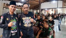 Ket : Maksum Sagara Ketua Sektor Gibas Tamansari dan H. Agus Ridwan Ketua Resort Gibas Kota Tasikmalaya