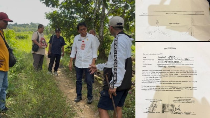 Bukti perbaikan kerusakan jalan Rapak Basau adalah tanggung jawab CV Citra Nusantara 2024, jadi warga protes Kadis PU Tak Ada Proyek 2025