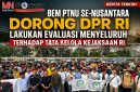 Sampaikan 5 Tuntutan, BEM PTNU Se-Nusantara Minta DPR RI Tak Pasif Awasi Kejaksaan