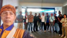 Rekan wartawan usai bersilaturahmi ke PWI Kabupaten Bogor