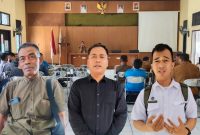 Ket poto kiri ke kanan : Aan Rukiman (Ketua DPC LPM Kecamatan Bungursari), Aris Sandi (Perwakilan Mitra), Irvan Nadura (Koordinator SPPG Kecamatan Bungursari)