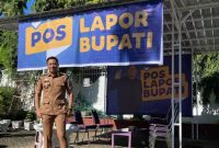 Penampakan Pos Lapor Bupati pada awal launching, sebelum menghilang tanpa jejak.