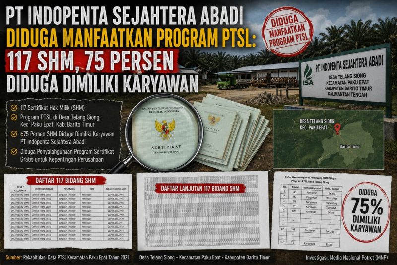 Foto ilustrasi, data kepemilikan SHM otentik