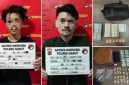 Ratusan butir obat keras ilegal dan dua orang berhasil diamankan