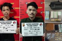 Ratusan butir obat keras ilegal dan dua orang berhasil diamankan