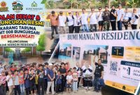Launching Bumi Mangin Residence, Karang Taruna Unit 008 Bungursari Gelar Jalan Sehat