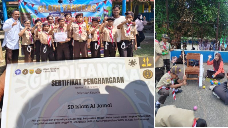 SDI Al-Jamal Sukses Rajai Gladi Tangkas Pramuka Bungursari