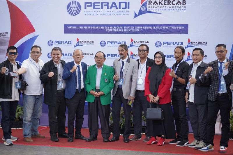 Sebagai Mitra Strategis, Dekan FH Unsa Makassar di Rakercab DPC Peradi Makassar, Perkuat Sinergi Lahirkan Advokat Kompeten