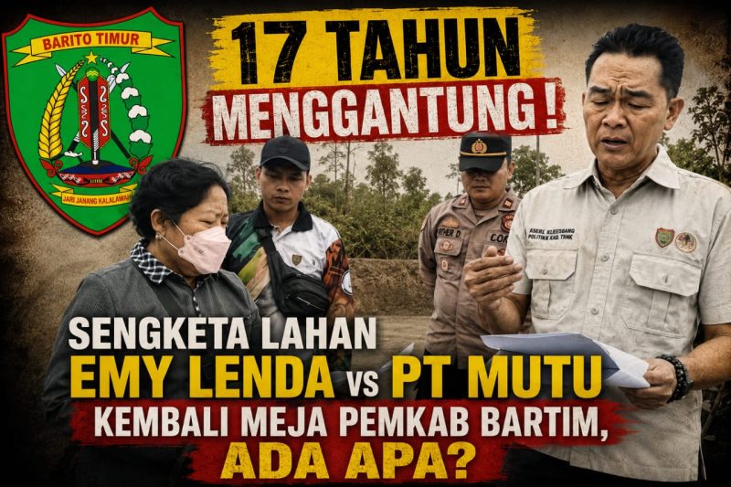 Foto tim PKS saat cek lapangan dan pengambilan titik koordinat obyek sengketa
