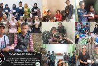 Tak Hanya Santunan Rutin, CV Assalam Family Tanggung Biaya Hidup dan Sekolah 5 Anak Asuh