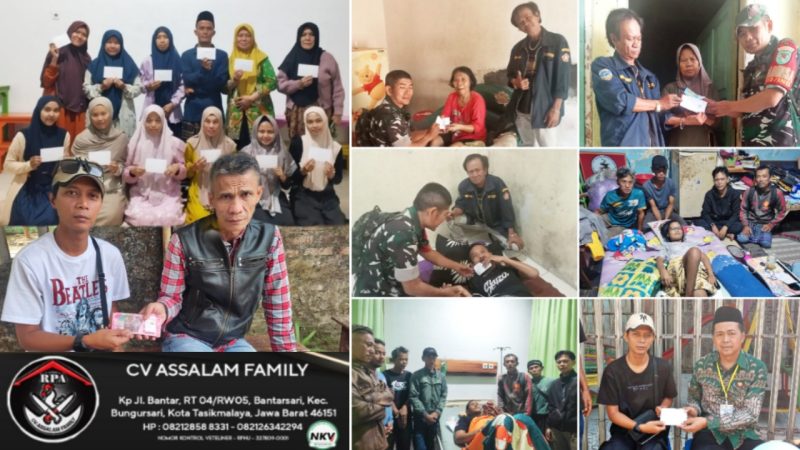 Tak Hanya Santunan Rutin, CV Assalam Family Tanggung Biaya Hidup dan Sekolah 5 Anak Asuh
