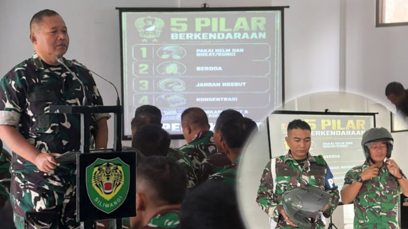 Nyawa Lebih Penting dari Kecepatan, Kodim 0612/Tasikmalaya Gaungkan 5 Pilar Berkendara Aman