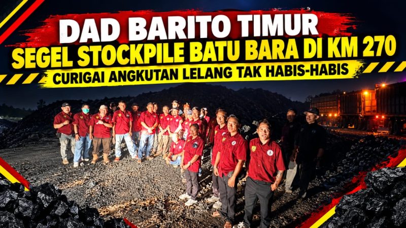 Foto Puluhan Ormas DAD Bartim segel Stockpile batu bara