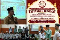 Rampungnya renovasi dudukan kubah menjadi bukti semangat gotong royong warga Cikiara RW 11. Kegiatan juga diisi edukasi perlindungan anak dan perempuan, pencegahan kenakalan remaja hingga santunan anak yatim piatu.